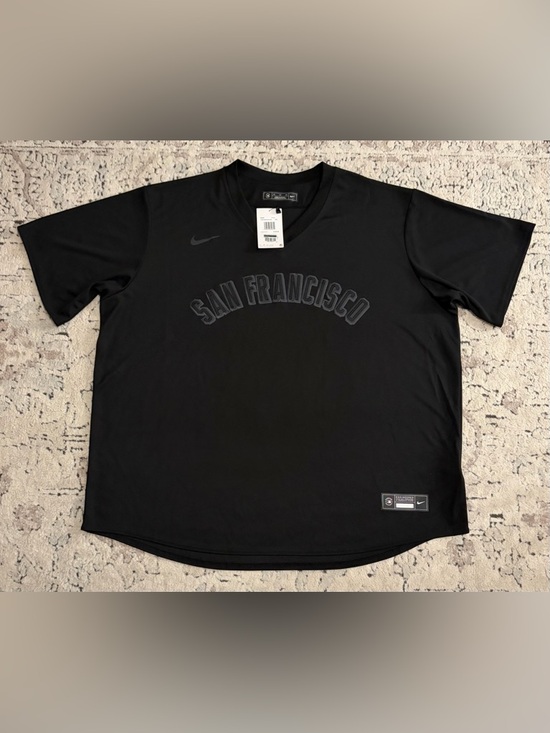 Nike Other - Nike Authentic San Francisco Giants Black MLB Baseball Jersey Men's Sz: 3XL